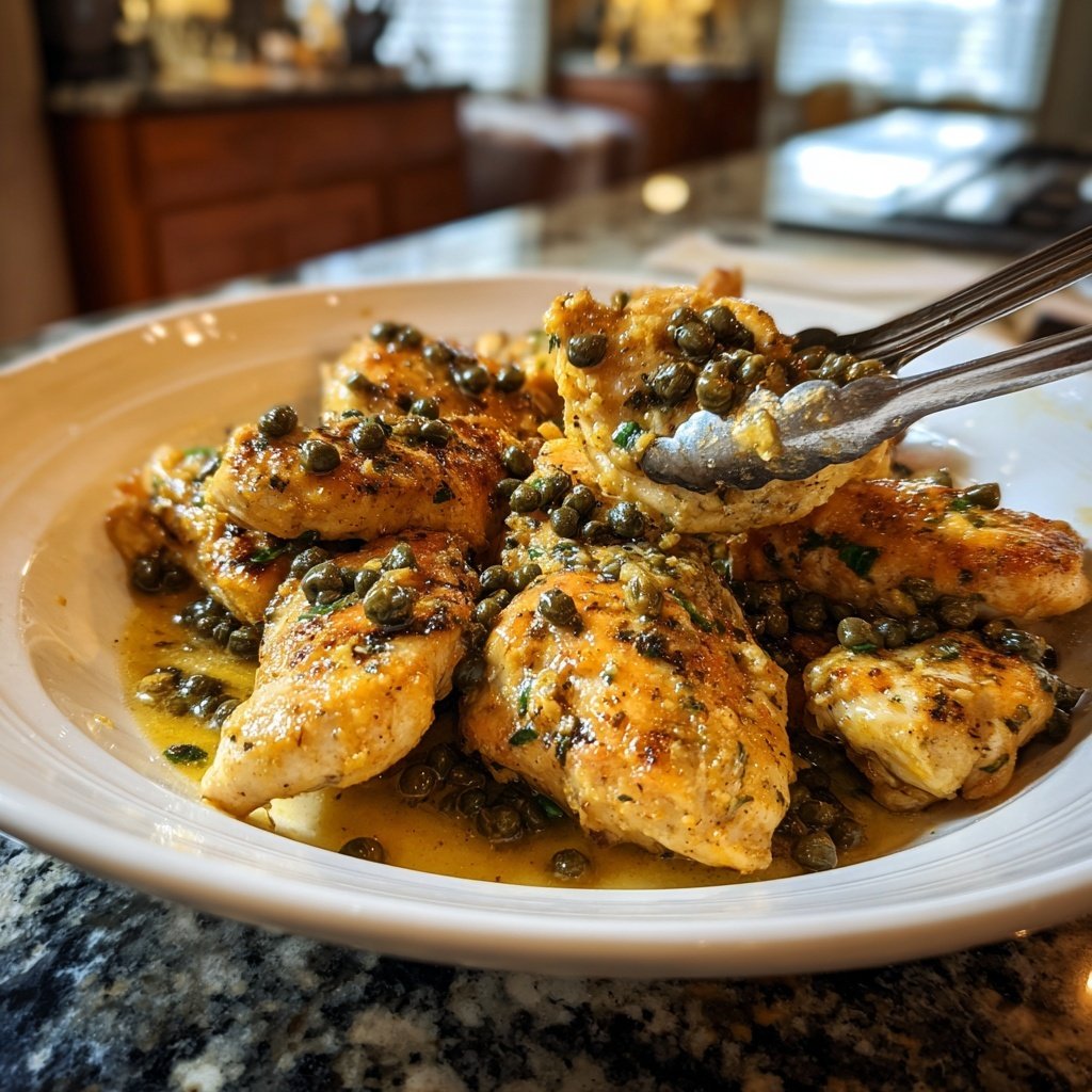 Chicken with Lemon Caper Butter