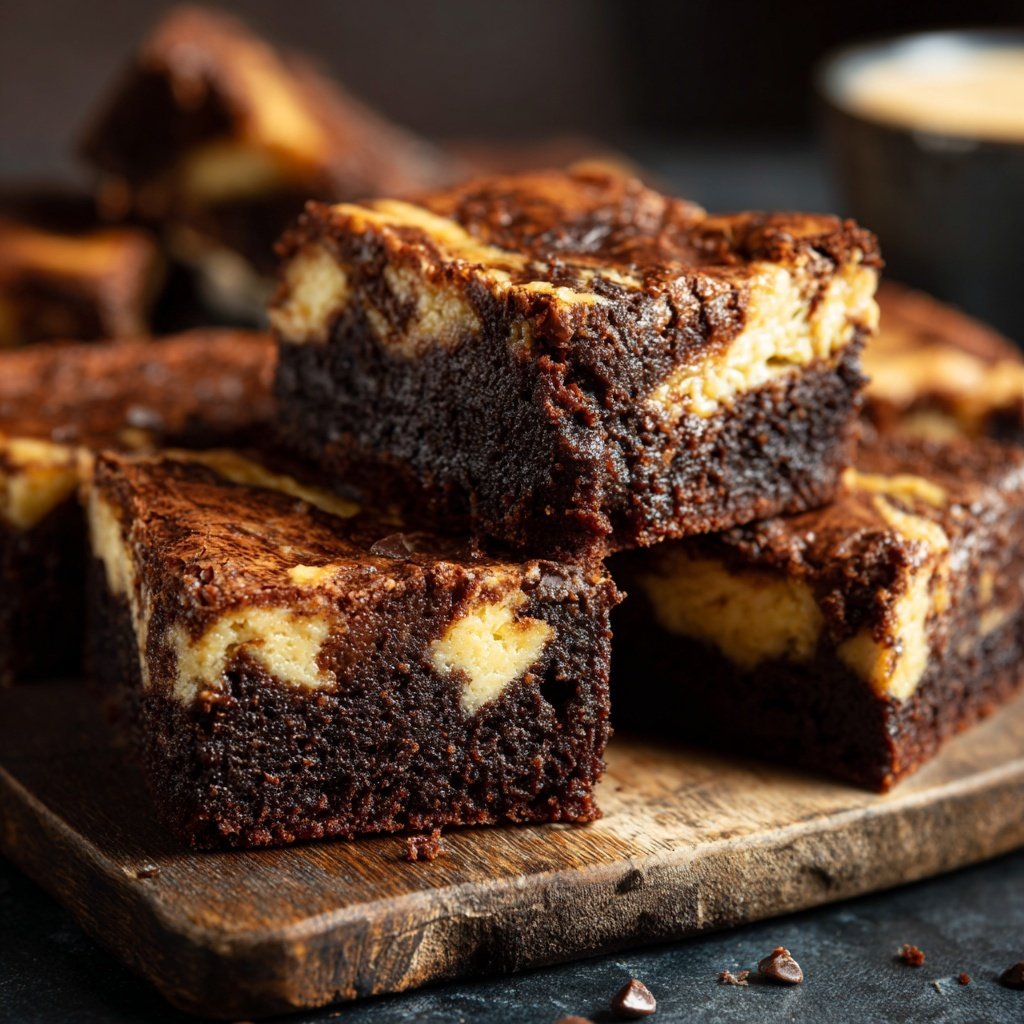 Cottage Cheese Brownies with Hazelnut Butter