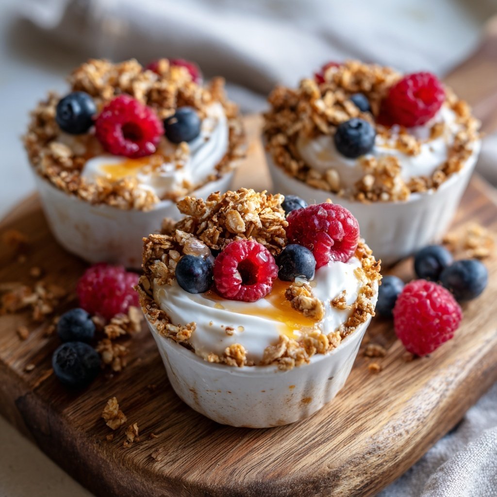 Healthy Yogurt Granola Snack Cups