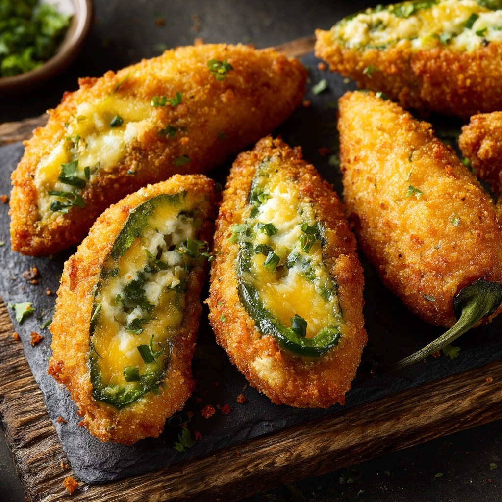 Jalapeno Poppers with Herb Yogurt Filling