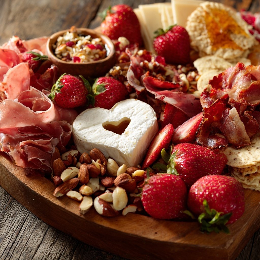 Valentines Charcuterie Board for Two