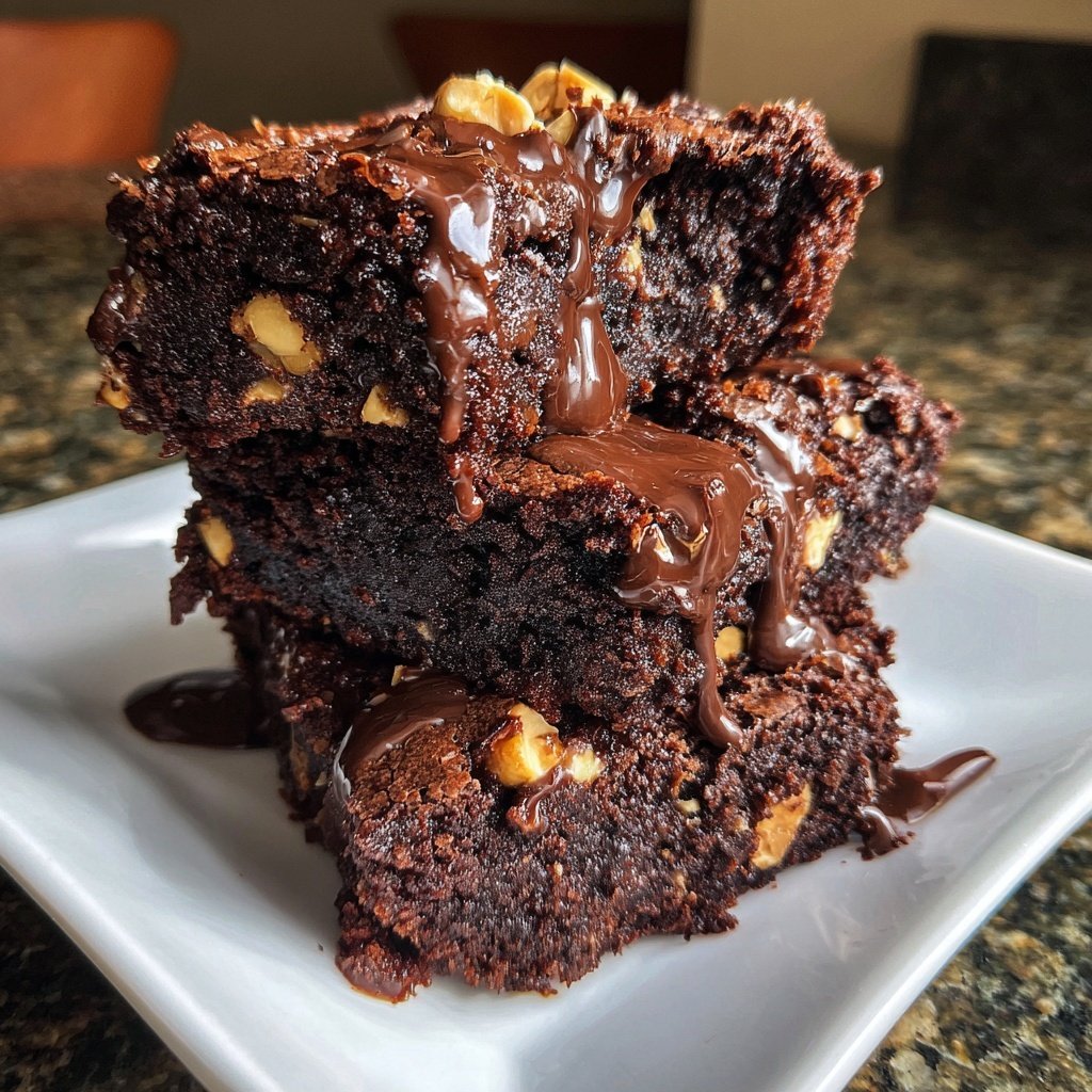 Chocolate Hazelnut Brownies