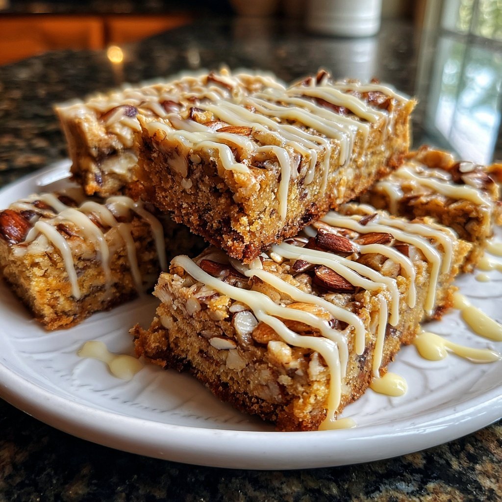 Vanilla Almond Breakfast Bars