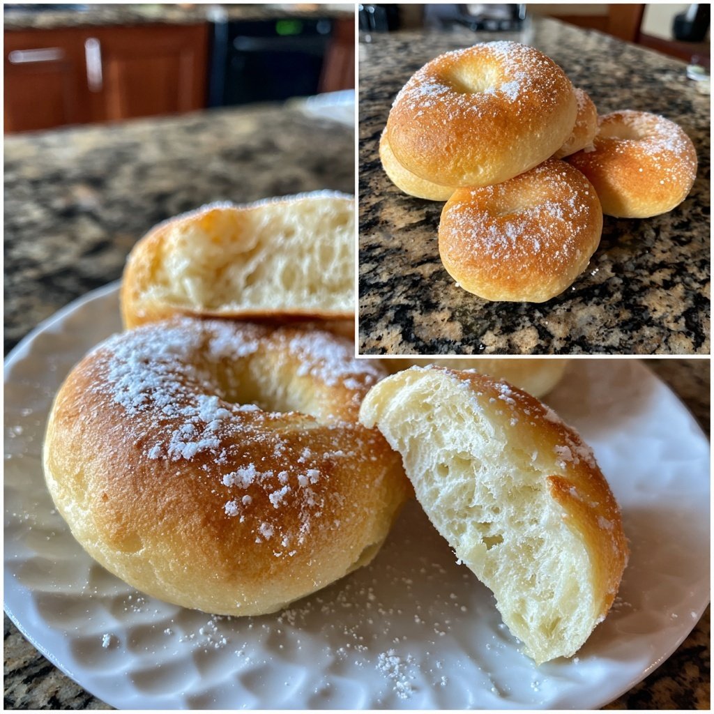 Air Fryer Yogurt Bagels Plain