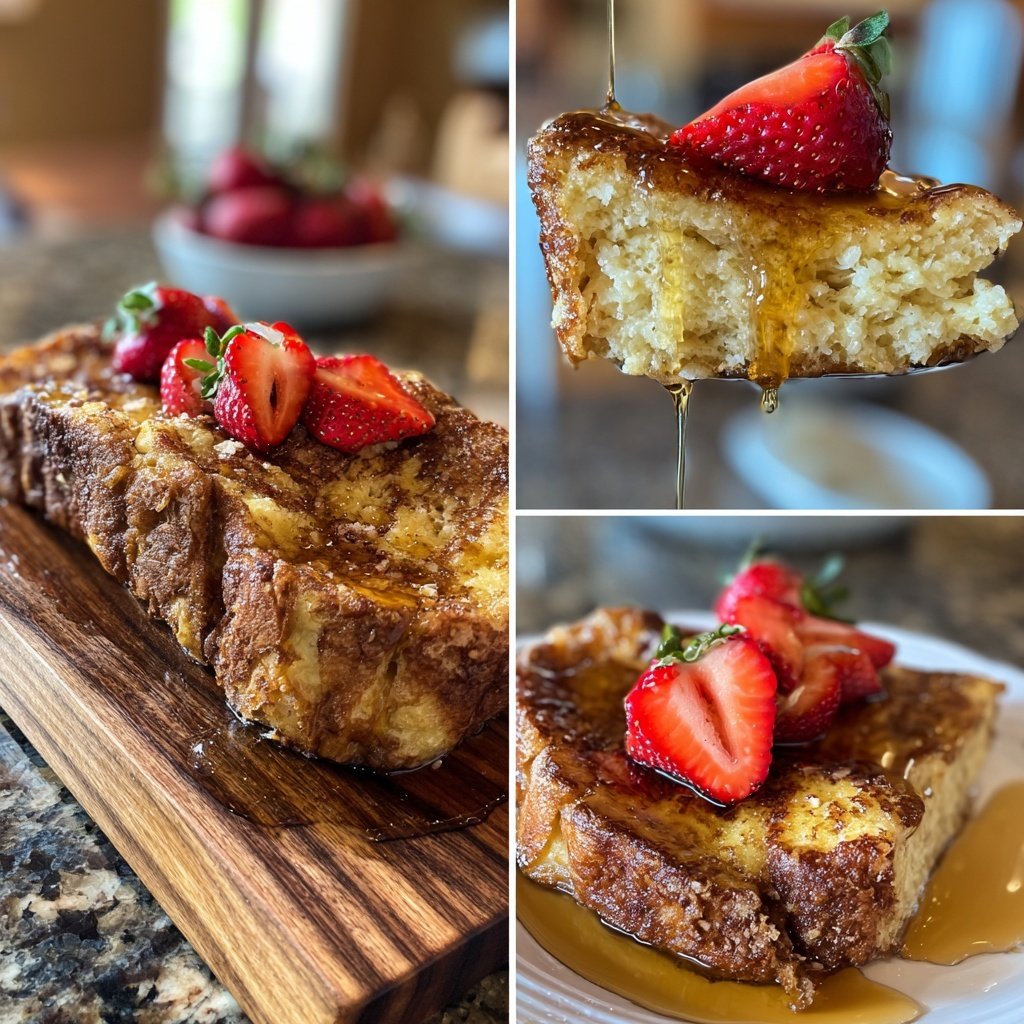 Spring Brunch Banana Bread French Toast