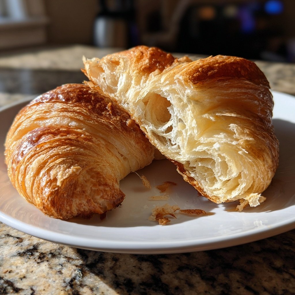 Flaky Butter Croissants