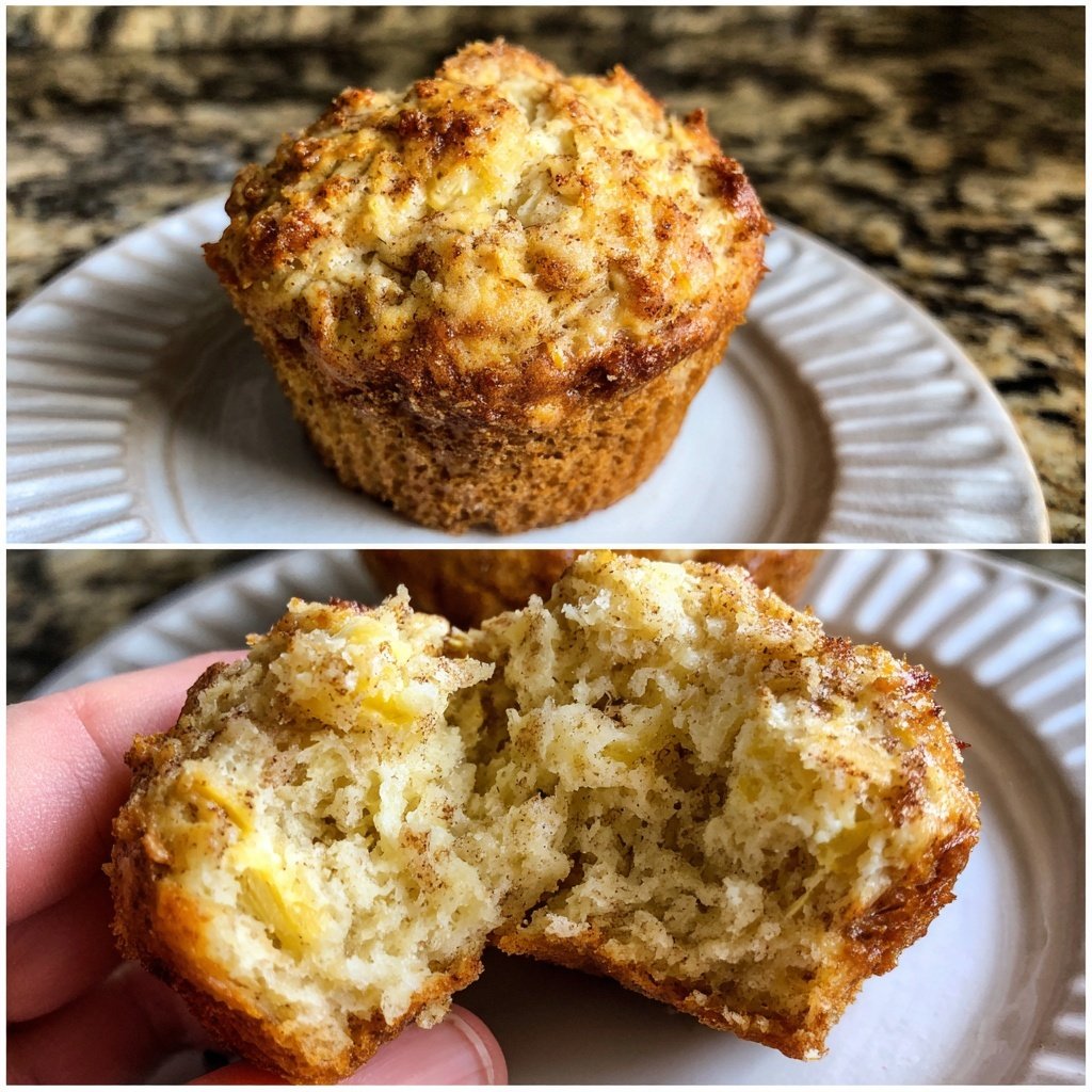 Banana Cinnamon Yogurt Muffins