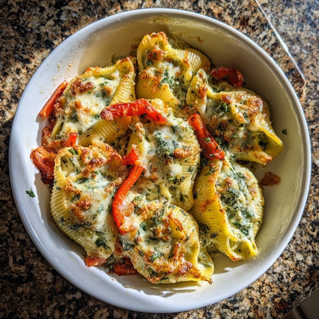 Sunday Vegetable Stuffed Shells