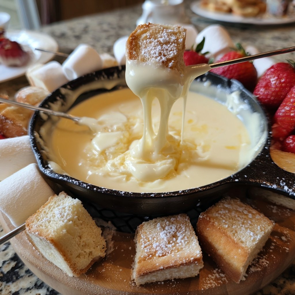 Fondue with White Chocolate