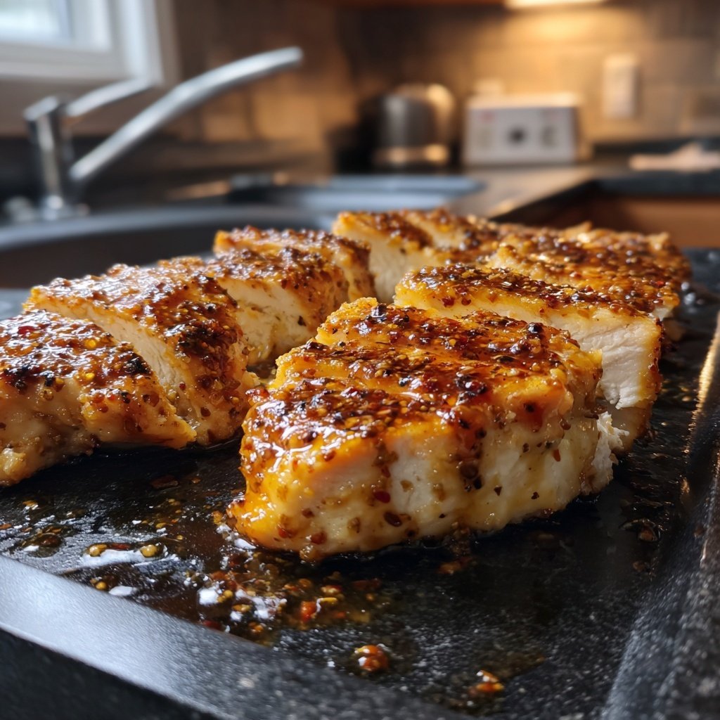 Baked Honey Mustard Chicken Breasts