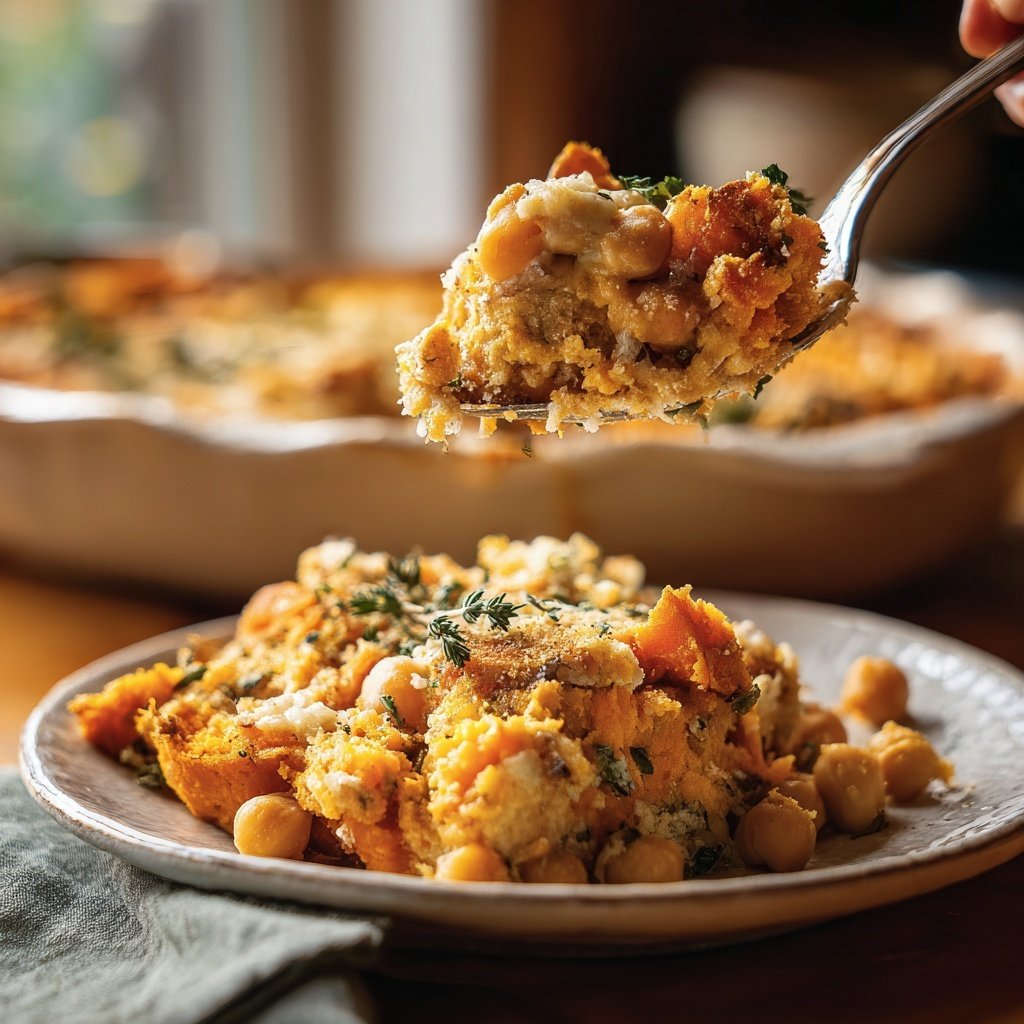 Sweet Potato Chickpea Bake